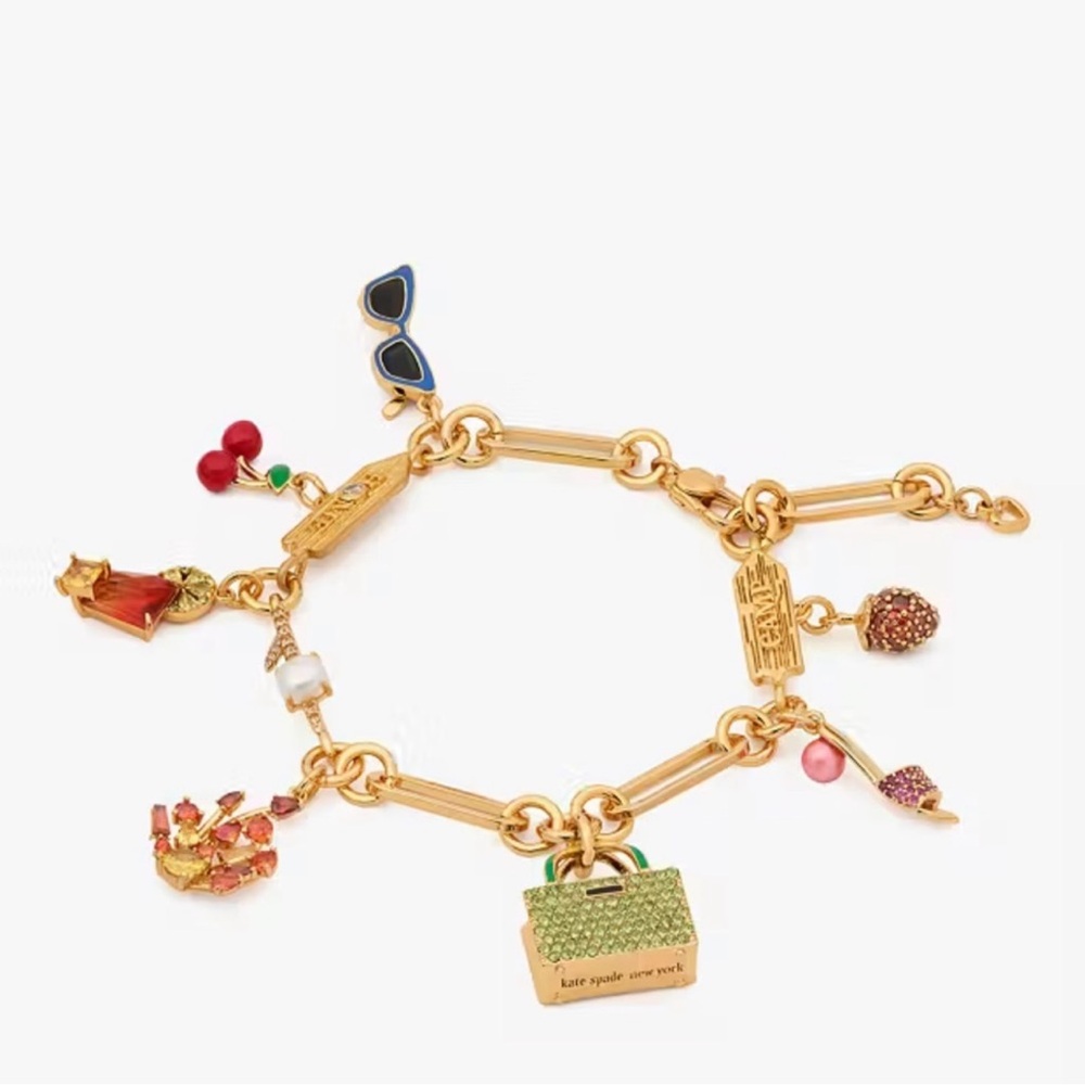 $168 Kate Spade Sweet Treasures Charm Bracelet - Picture 6 of 6